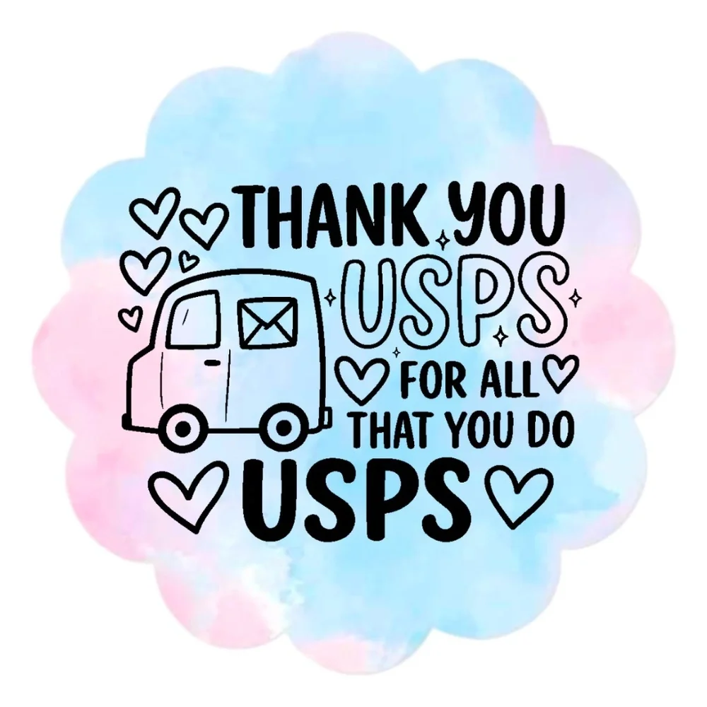 Thank You USPS Stickers for Packages & Envelopes – 2